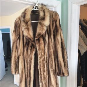 Full length Fitch Fur coat
